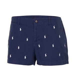 🎉HOST PICK | Ralph Lauren • Polo Navy Blue All Over Pony Embroidered Shorts 🐎